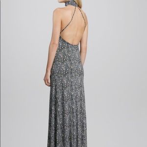 Rachel pally snake print black maxi dress